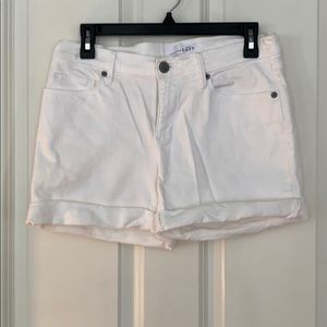 Loft White Jean shorts size 2/26